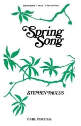 Spring Song SA choral sheet music cover